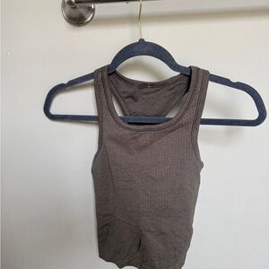 lululemon athletica olive greenTank Top
